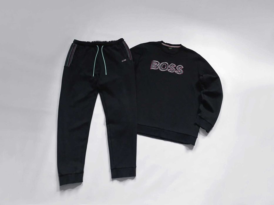 Hugo Boss XXL Men's Salbo 1 Sportsuit - Black