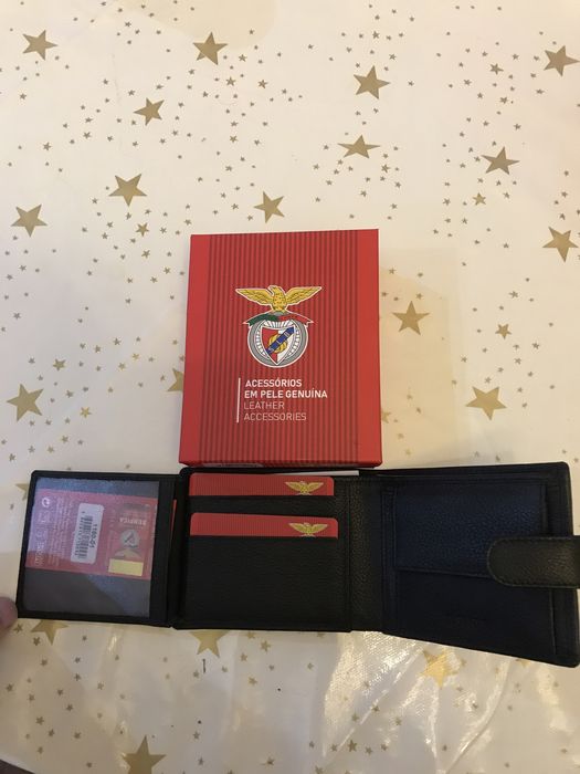 Carteira do Benfica em pele genuina - NOVA
