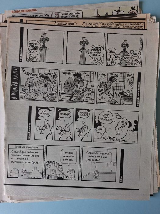 Tiras de LAERTE e ANGELI publicadas no jornal Público (anos 90)