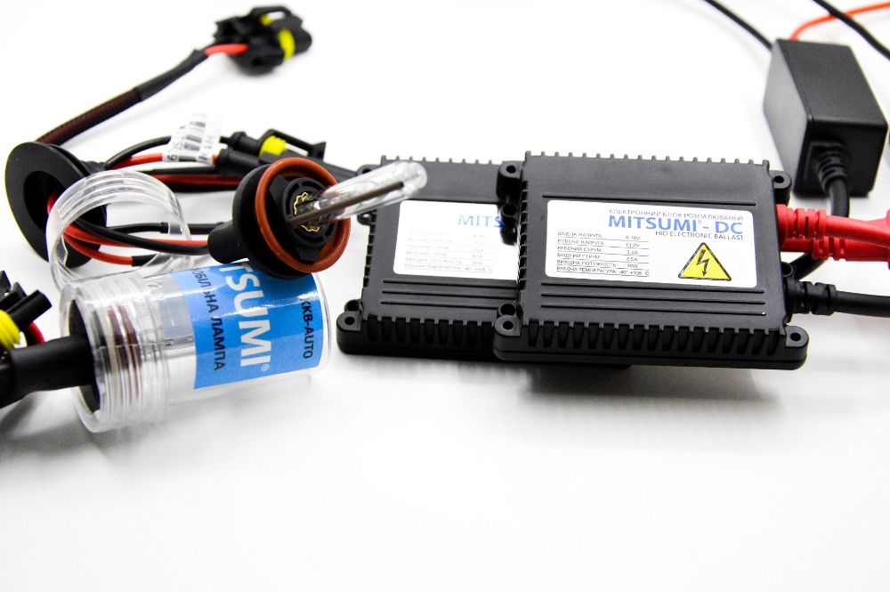 Комплект ксенона Mitsumi H1 H3 H4 H7 H11 H27 4300K, 5000, 6000K 35W DC