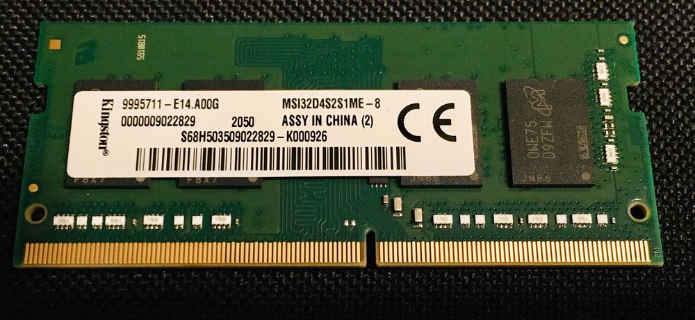 Pamięć RAM 8GB oryginał