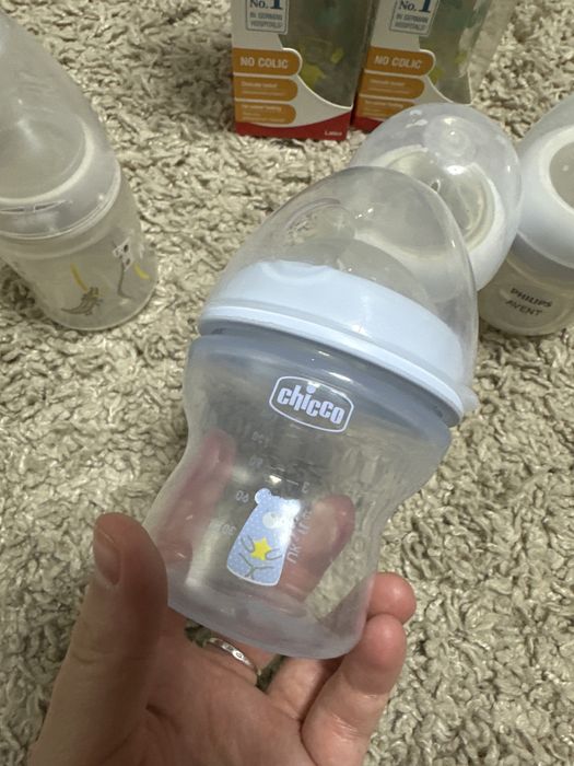 Бутилочки NUK, philips avent, chicco