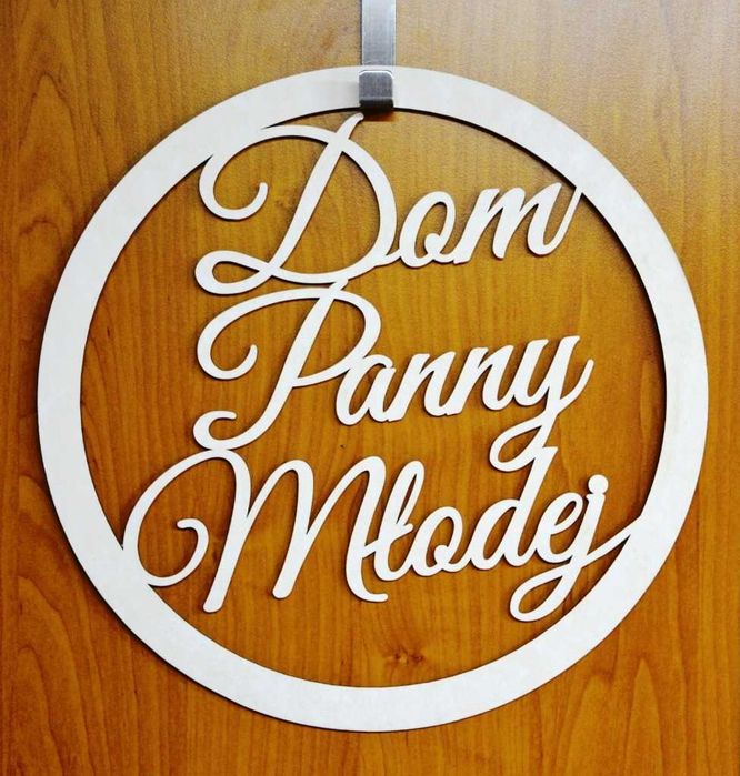 Koło ślubne dom Panny Młodej itp. dekoracja 30cm