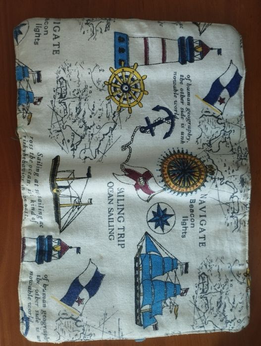 Capa para livro motivos navais