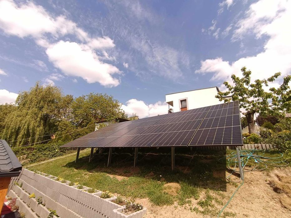 fotowoltaika 9,2kW na gruncie