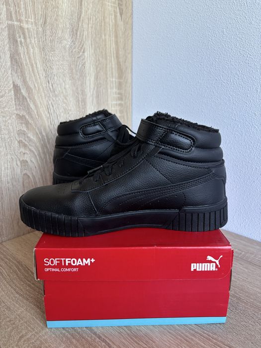 Кеди жіночі високі Puma Carina 2.0 Mid WTR, 40 розмір