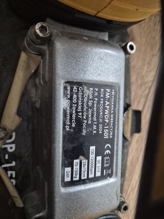 Przyssawka wibracyjna do płytek, gresu, szyb Powermat