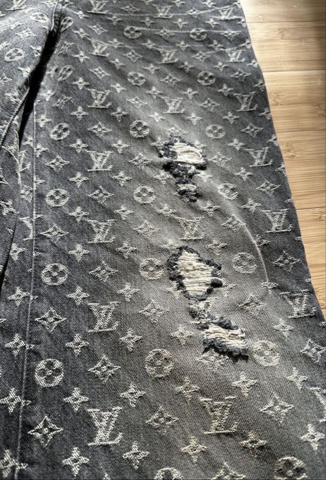 Calças de ganga jeans  Louis Vuitton baggy Monogram