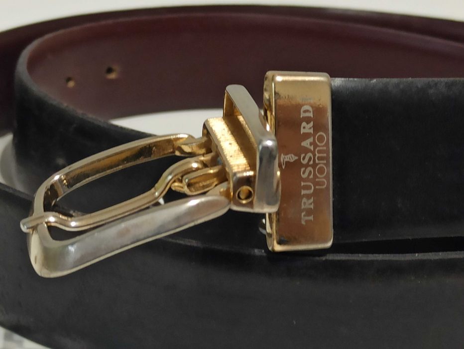 Ремень мужской брючный двухсторонний Trussardi