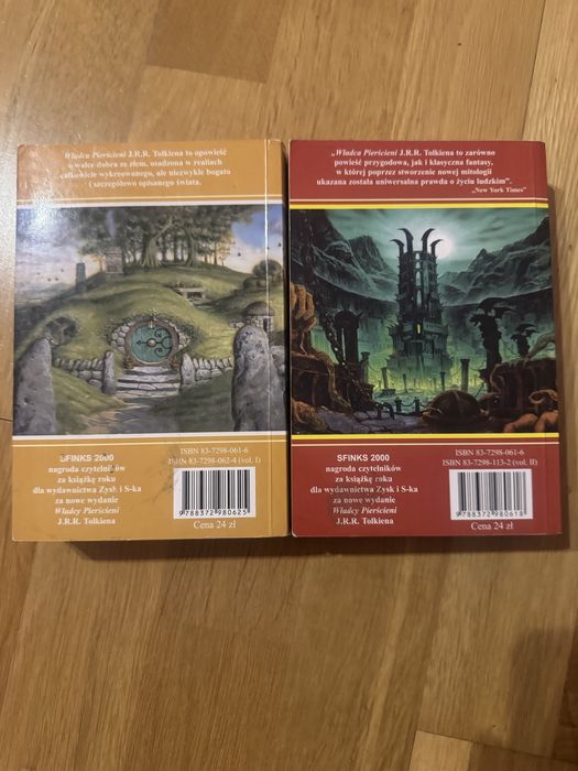 J.RR. Władca Pierścieni Dwie Wieże Bractwo Pierścienia