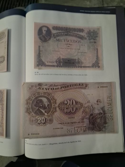 Livro coleção de notas jn