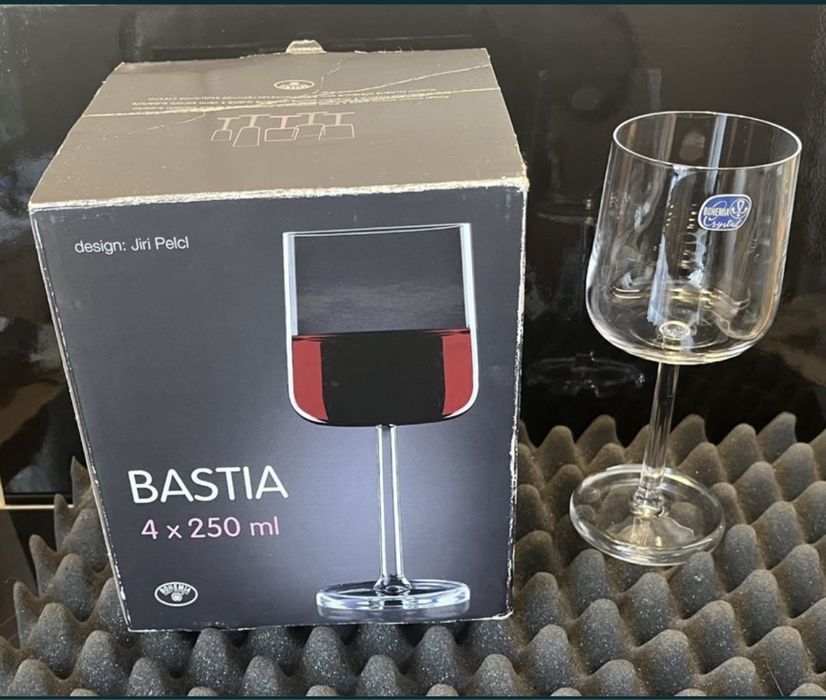 Kieliszki Bastia ze szkła kryształowego Bohemia
