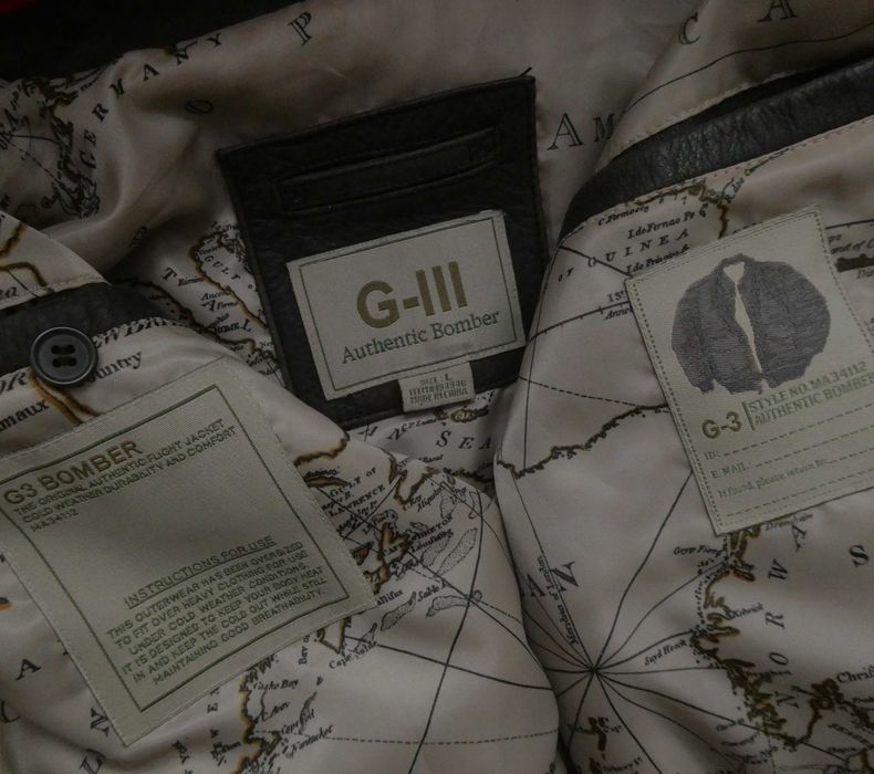 Kurtka skórzana męska G- III skóra PILOTKA lotnicza VINTAGE L/XL