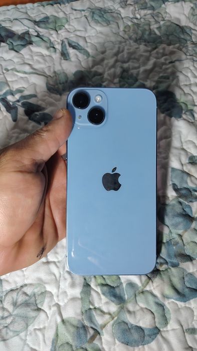 Troca Iphone 14 Plus Azul 256gb Impecável
