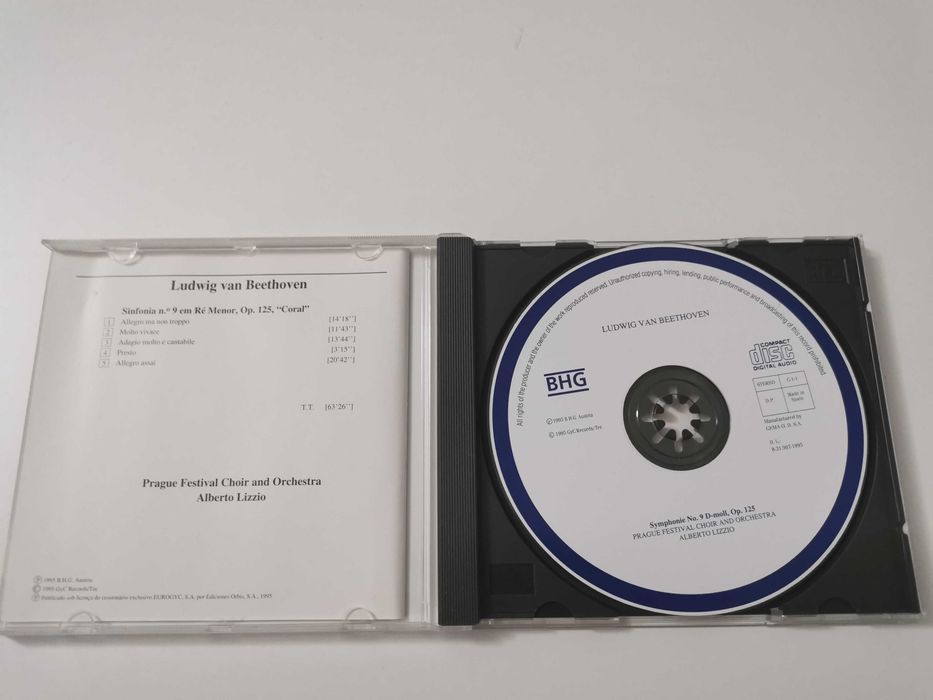 Beethoven e Concerto Barroco - 2 cds colecção Orbis Fabri