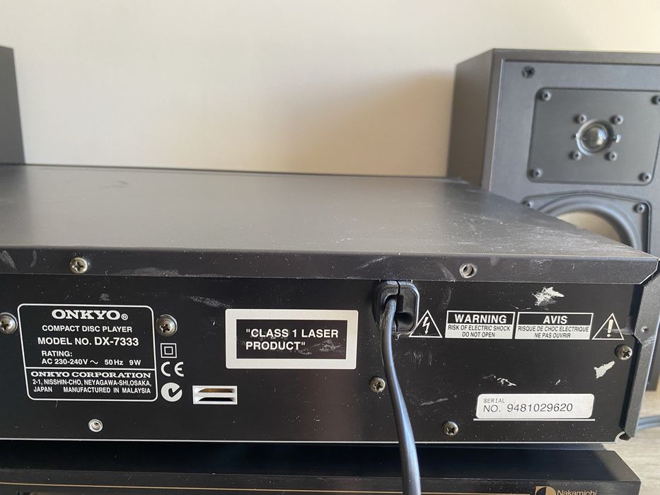 Odtwarzacz CD; Onkyo CD, model DX-7333