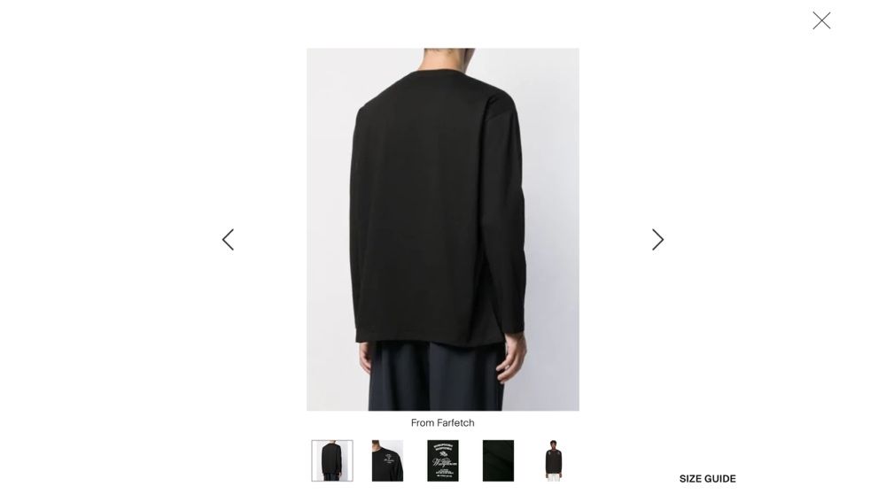 Лонгслів RAF SIMONS Embroidered Statement long-sleeve