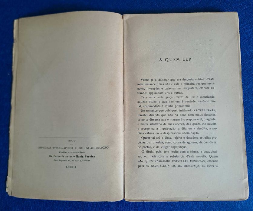 Estrellas Funestas - Camilo Castelo Branco - 1906