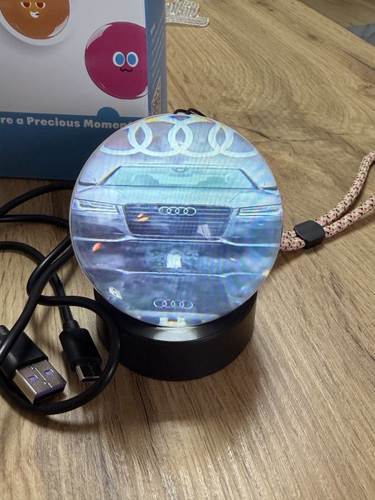 Lampa LED kula 3D hologram jaki chcesz USB projektor