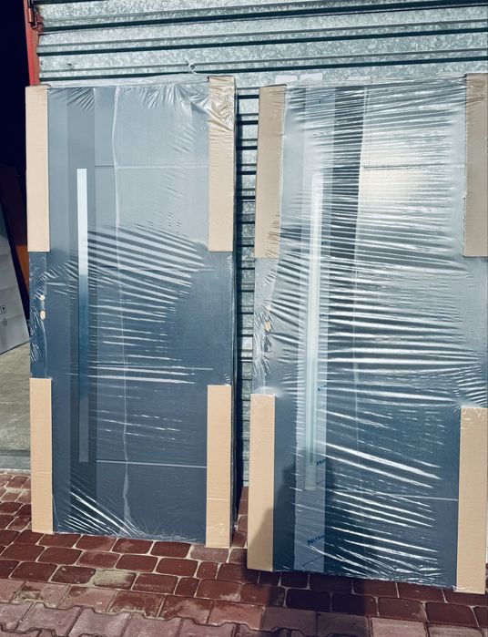 drzwi wejściowe Pantor zewnętrzne ocieplane Sofia 03 antracyt 90 L/P