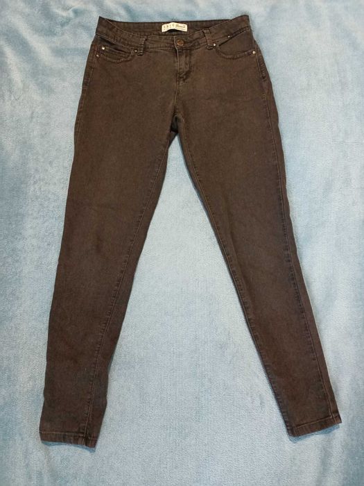 Denim - czarne spodnie rozmiar 38