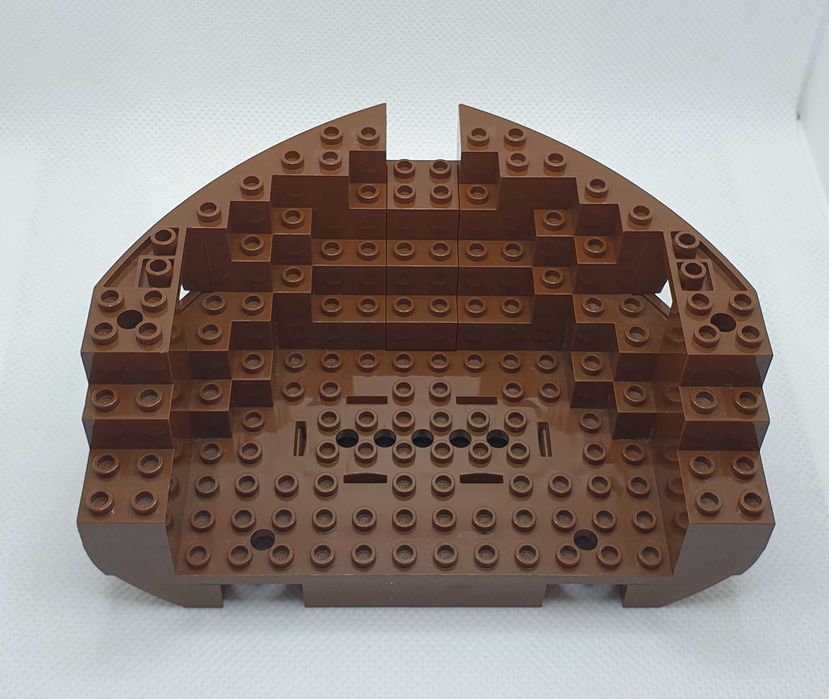 Lego 2556c03 kadłub statku 12x16x5 1/3 brązowy OLD Pirates