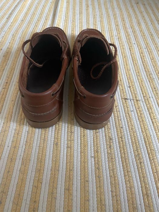 Sapatos de vela, em pele