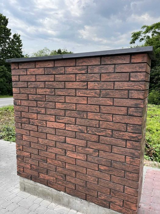 Облицювальна цегла, кирпич облицовочный для забора. Цегла для паркану