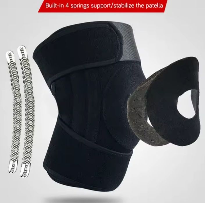 Наколінник з 4 пружинами | фіксатор коліна для посиленої підтримки