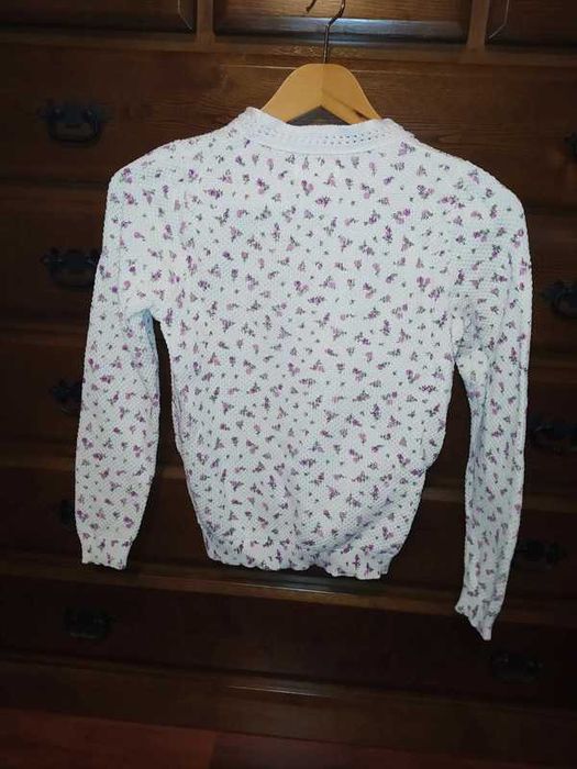 Camisola Branca com flores Rosa Springfield