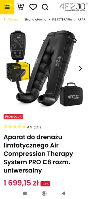 Drenaż limfatyczny pro c 8 -  4Fizjo