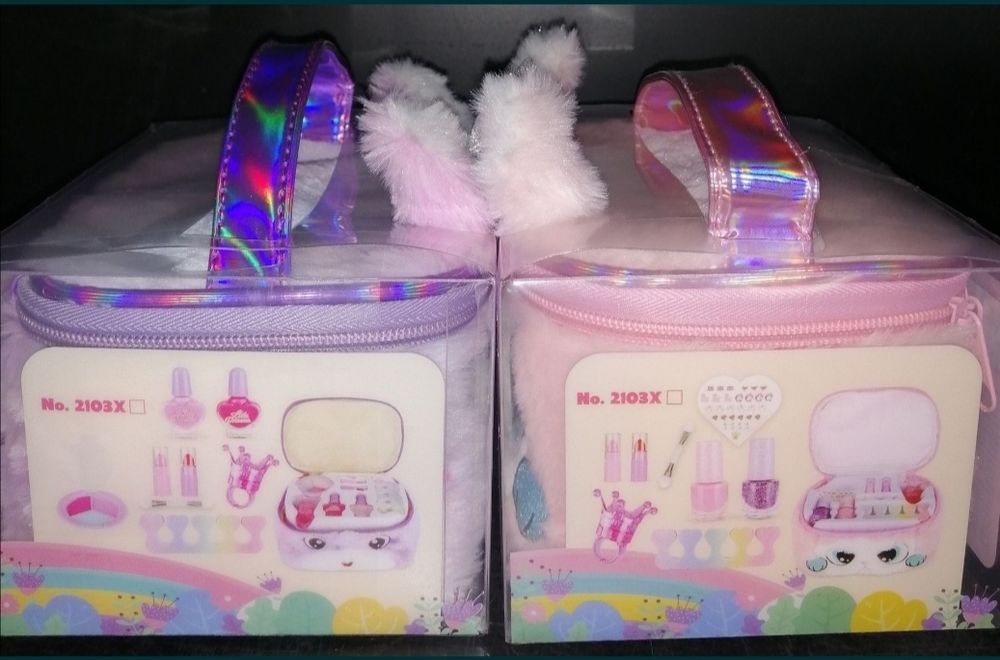 М'який набір косметики Pretty Animals Зайчик Єдиноріг тіні лак помада