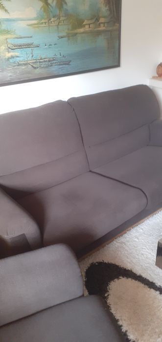Sofá cama + maple castanho