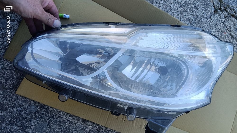 Farol Peugeot 208 ótica 2017 óptica original