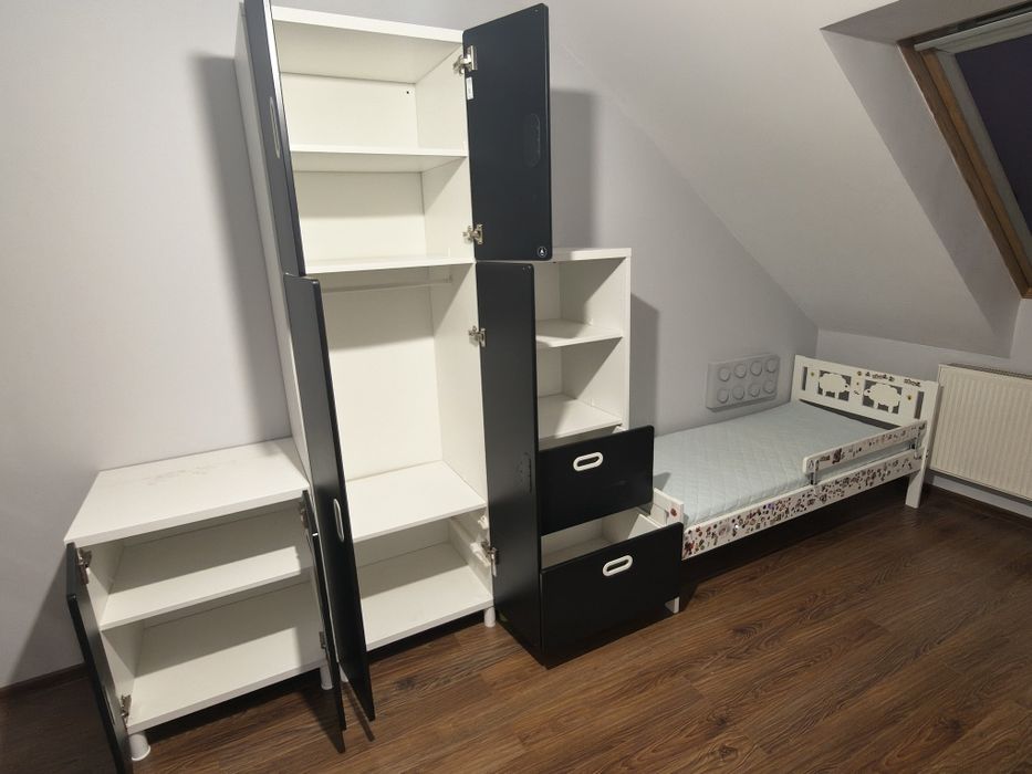 Zestaw mebli Ikea plus łóżko