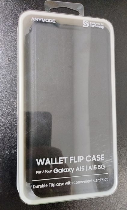 NOWE etui ANYMODE do Samsung A15 5G Wallet Flip Case