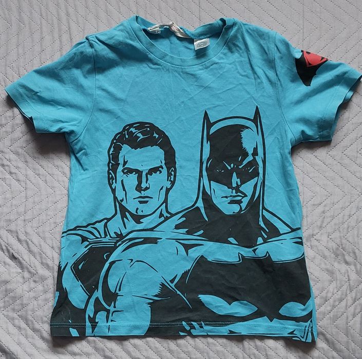 Tshirt H&M 98 104 batman superman