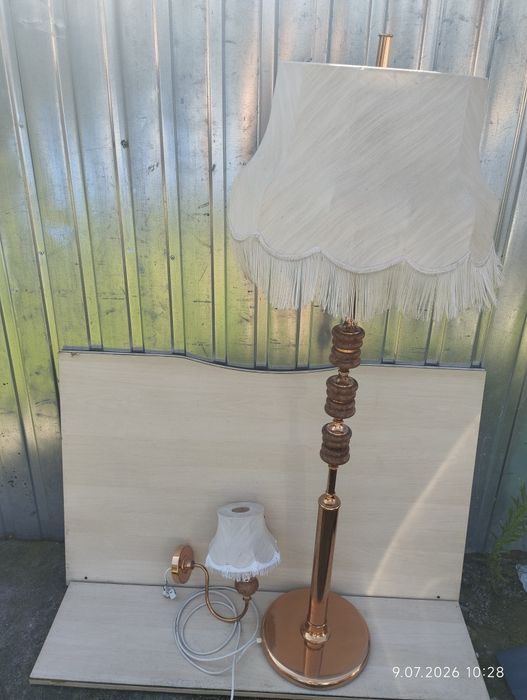 Lampa podłogowa + kinkiet