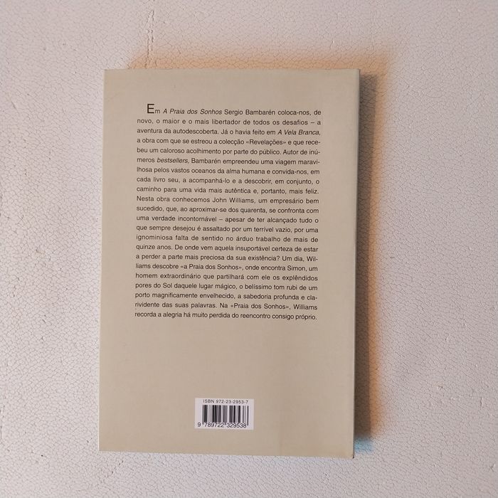 Livro "A Praia dos Sonhos" – Sergio Bambarén (Editorial Presença)