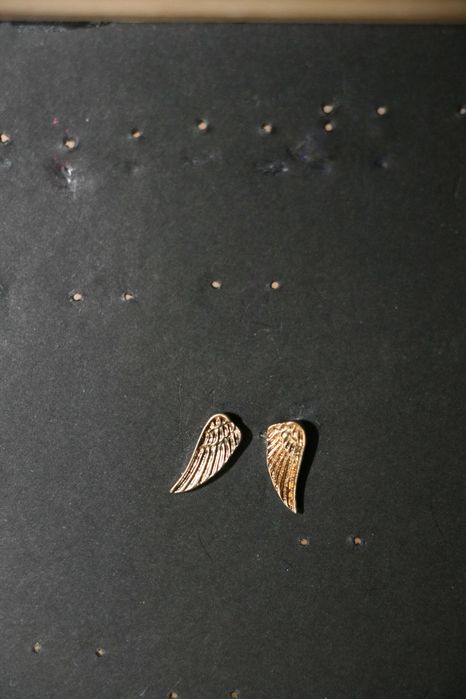 Brincos Asas Douradas