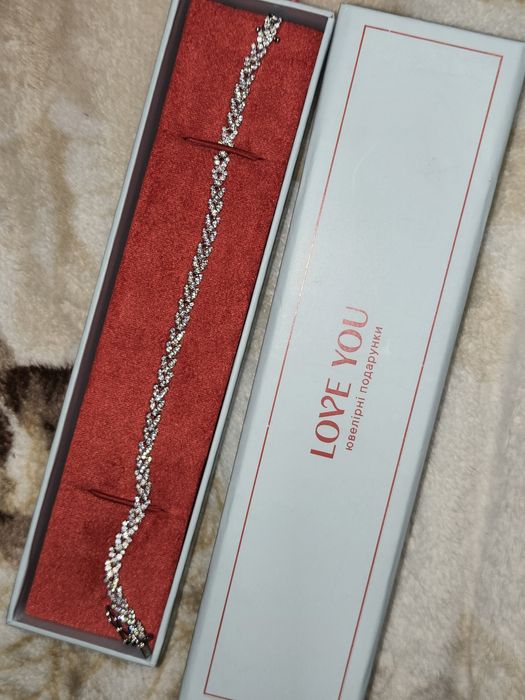 Шикарний Срібний браслет 925