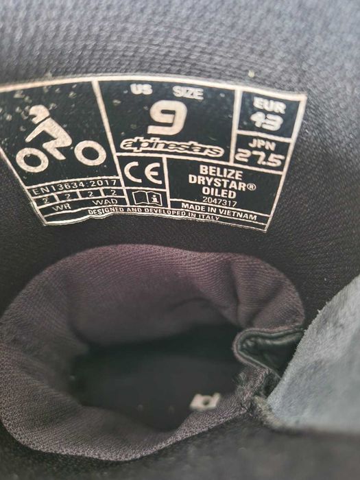 Buty Alpinestars Belize Drystar roz. 43 27,5cm Enduro Cross Quad