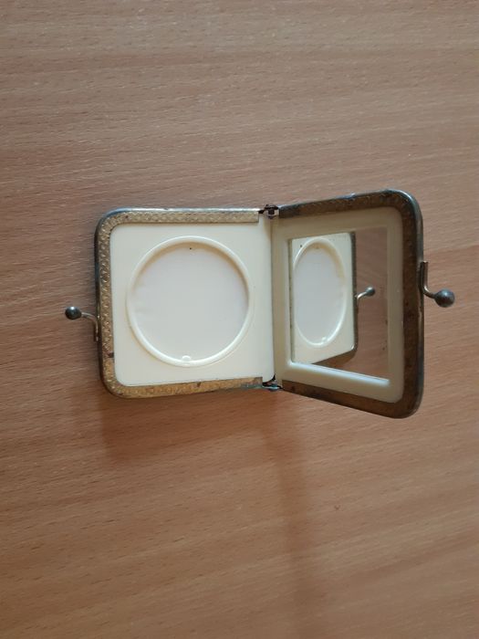 Lusterko kieszonkowe stare