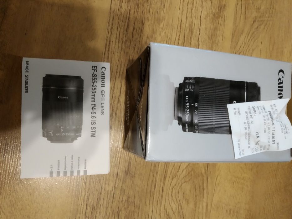 Canon 7D Mark II zestaw 55-250 ef-s IS STM oraz ef-s 24 STM mm ideał