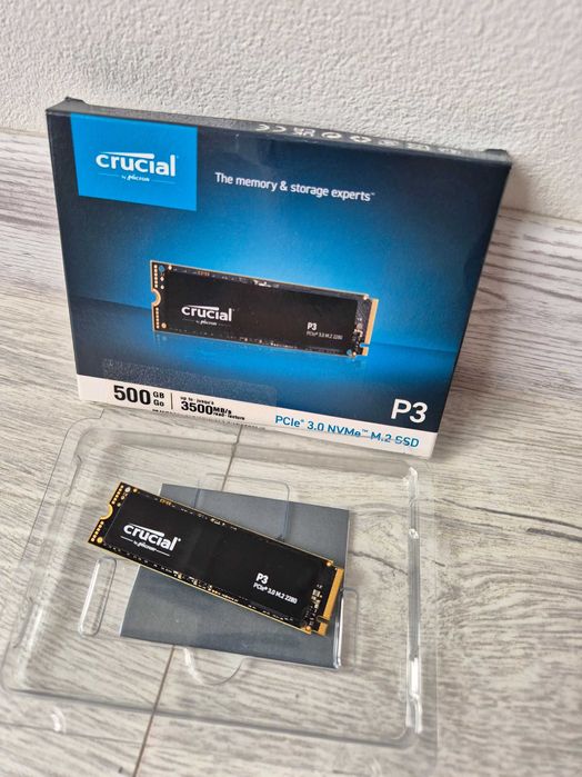 M.2 SSD диск 500GB Crucial P3 (3500MBs \ NVMe \PCI-e 3.0 x4). Trade-IN