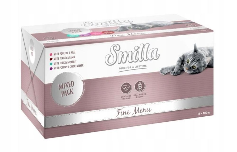 Smilla mokre jedzenie dla kota 16x100g