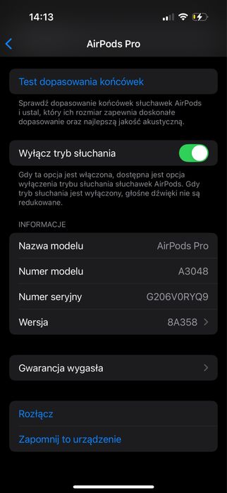 Sluchawki Apple Airpods Pro 2