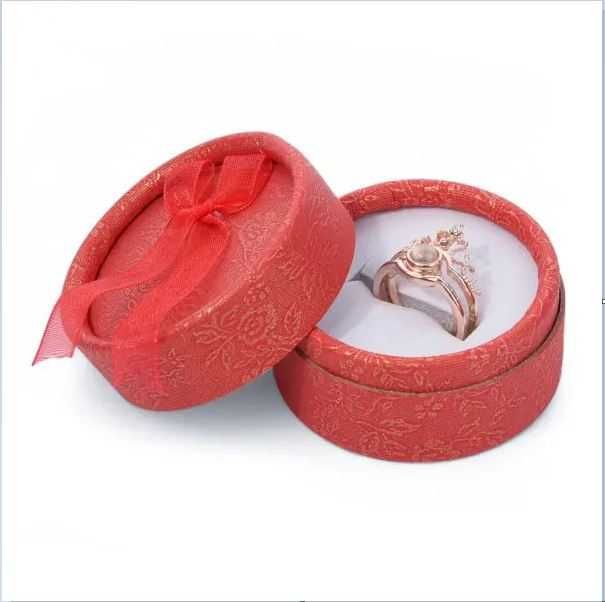 Коробочка для кулона/серьг/кольца я тебя люблю красная