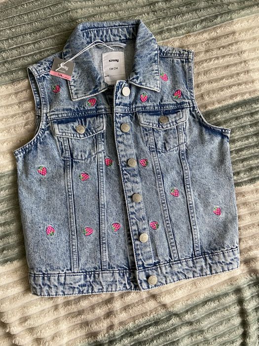 Жилетка джинсова 134 р sinsay