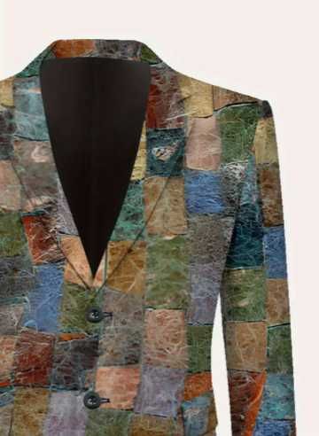 Marynarka męska mozaikowa